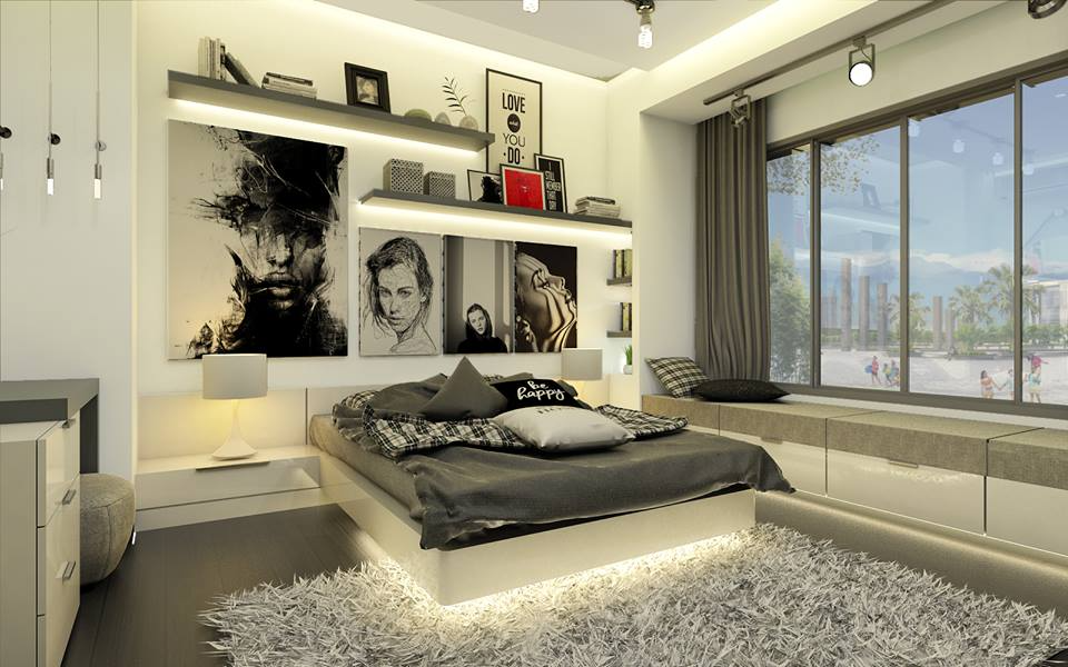 Villa Bedroom Interior Design