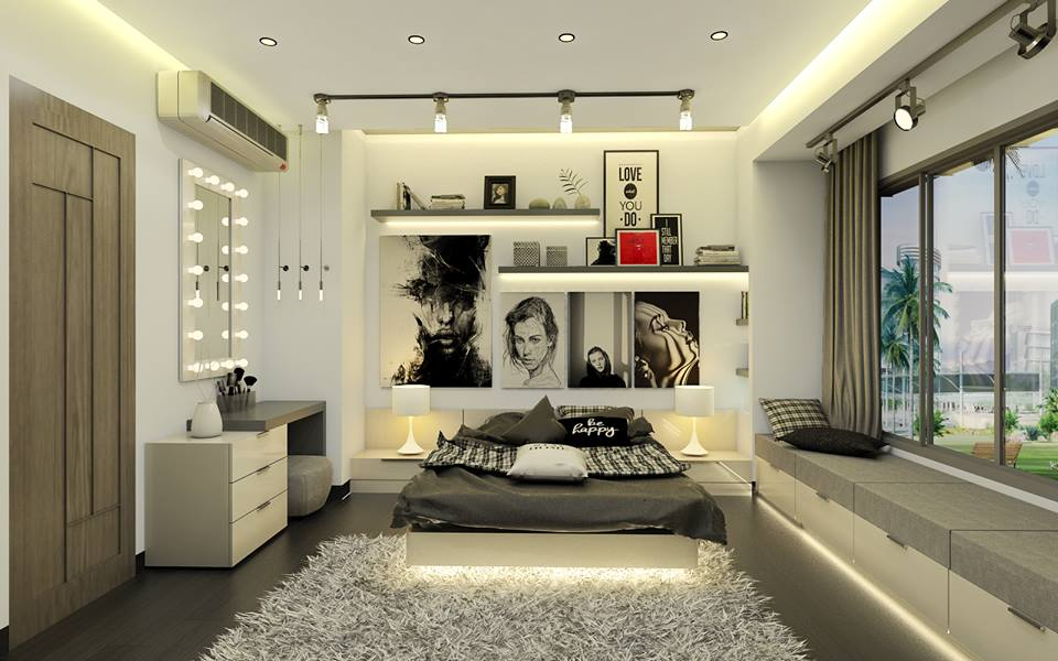 Villa Bedroom Interior Design